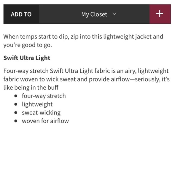 Lululemon Belle Jacket Black Size - Picture 9 of 10